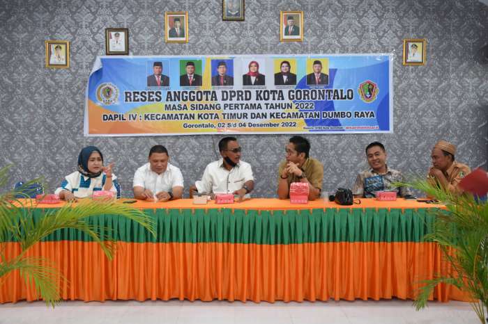 Reses Aleg Dekot Gorontalo Dapil IV, Fokuskan Perbaikan Fasilitas Kantor di Kecamatan Kota & Dumbo raya